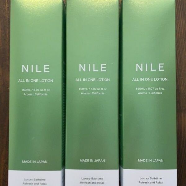 NILE 化粧水 メンズ オールインワンローション カリフォルニア150mL ×3(化粧水/美容液/乳液/保湿クリーム/4役)