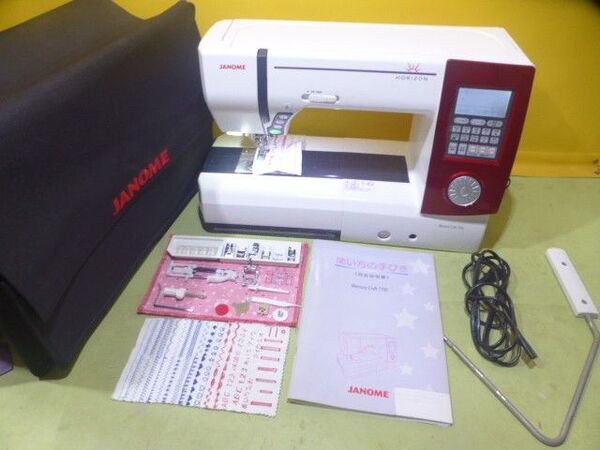 超美品★ジャノメ高性能コンピューターミシンメモリークラフト7700★44f