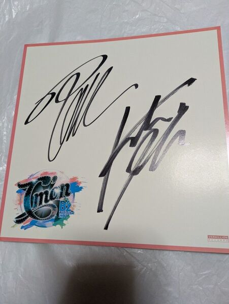 B'z サイン色紙 LIVE-GYM 2011 C'mon