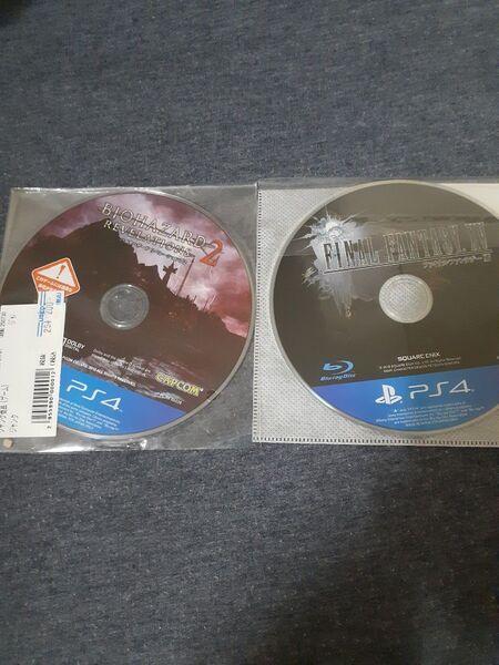 ps4 裸ソフト2本セット バイオハザードリベレーションズ2ジャンク
