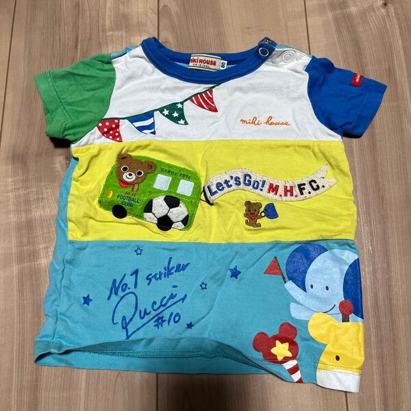 半袖Tシャツ ミキハウス 子供服 キッズ 半袖 Tシャツ トップス カットソー 80センチ