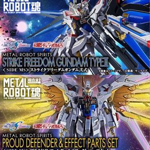 METAL ROBOT魂 ストライクフリーダムガンダム弐式&プラウドディフェンダー&エフェクトパーツセット2点セット