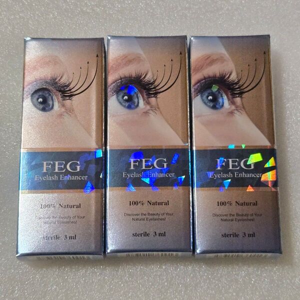 FEG アイラッシュセラム まつ毛美容液 3ml ×3