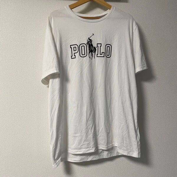 ポロラルフローレン ビックロゴTシャツ ホワイト XL