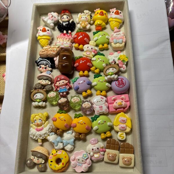 約250ml可愛いデコパーツ まとめ売り スイーツ 動物 キャラクター ハンドメイド