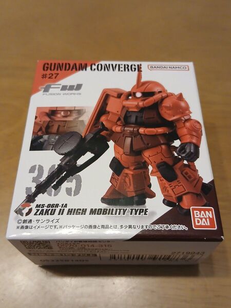 【新品未開封】 FW GUNDAM CONVERGE #27 305 シャア専用高機動型ザクⅡ ガンダムコンバージ BANDAI