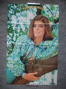  Katharine * Roth poster ( length 84cm, width 53*2cm) Roadshow 1972 year 10 month number appendix back surface je-mz* Dean 