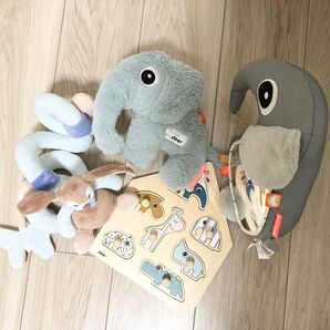 Done by deer ダンバイディア ミラー ぬいぐるみ おもちゃ 3点セット おまけ付き