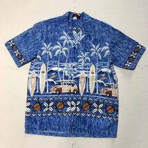 Winnie Fashions ハワイ製 アロハシャツ ガラシャツ 半袖シャツ ヨット 車 L_画像1