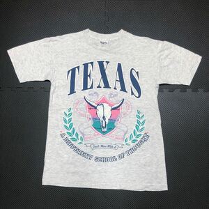 TEXAS テキサス 90's USA製 半袖 Tシャツ S 