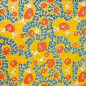 アクアドロップリサイクル 風呂敷 三巾約100cm kata kata ハチドリ イエロー (撥水加工) 【むす美】