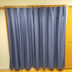 賃貸等に 穴を開けずに遮光カーテンをとりつけるセット