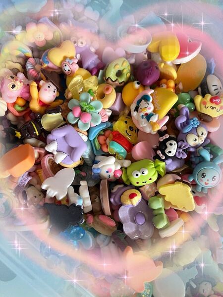 デコパーツ ランダム40個 ①