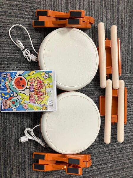 太鼓の達人Wii タタコン2個セット♪ソフト付!