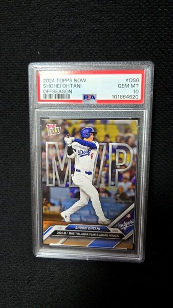【クーポンで500円引き】PSA10 2024 Topps Now 大谷翔平 MVPカード ドジャース