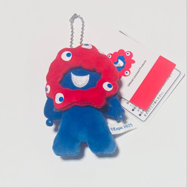 【新品未使用】ミャクミャク ぬいぐるみキーホルダー EXPO2025 万博 大阪万博 チャーム ボールチェーン 3