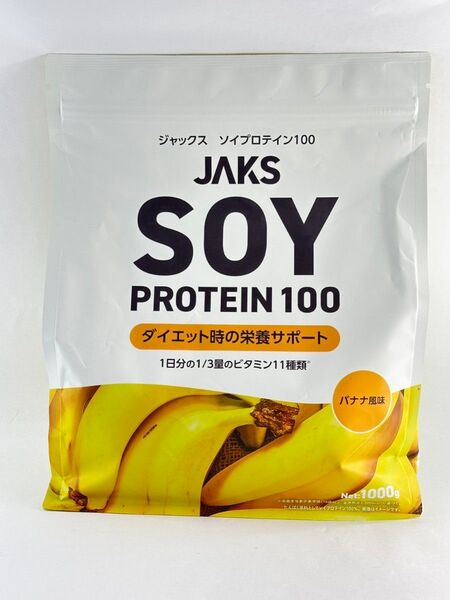 0291 JAKS ソイプロテイン バナナ味 1kg 1000g