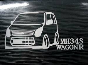 ワゴンR 車体ステッカー MH34S スズキ 車高短仕様 20周年記念車