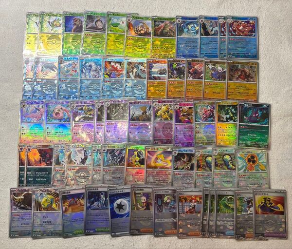 ポケモンカード テラスタルフェス モンスターボールミラーカード58枚まとめ売り
