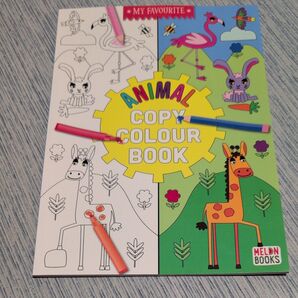 アニマル コピー カラーブック 塗り絵 動物 MELON BOOKS 未使用
