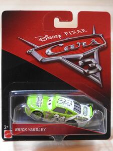 [ нераспечатанный ] Mattel The Cars 3 желтохвост k ярд re-/ BRICK YARDLEY[ Disney *piksa-]