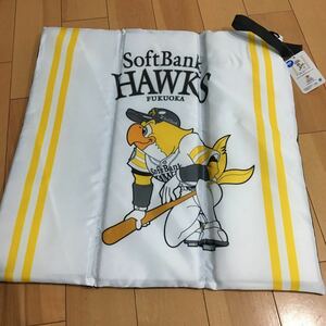 福岡ソフトバンク　ホークス　ハリーホーク　座布団　クッション　折り畳み　しまむら　コラボ　NPB 新品