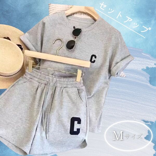 部屋着 ルームウェア 半袖 セットアップ Tシャツ パンツ 夏 パジャマ 韓国
