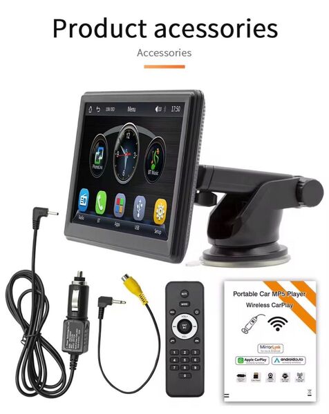 【新品カーナビ】7インチ カーナビ CarPlay Android auto Carplay カーオーディオ ミラーリング