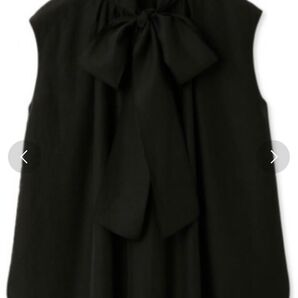 ★価格相談歓迎★MilaOwenボウタイギャザーフレンチスリーブブラウス★