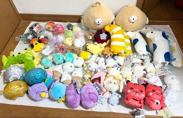 まとめ売り ファンシー キャラクター ぬいぐるみ マスコット 約75点 プライズ ガチャガチャ ぬいぐるみ大量 カプセルトイ