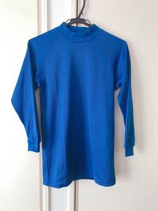  Asics long sleeve undershirt mesh tops sport blue blue 160cm S soccer baseball 