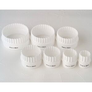 プラスチック製抜型(7個セット) 花 菊 スコーン cotta コッタ