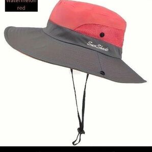 サファリハット サマーハット ローズレッド 画像1商品