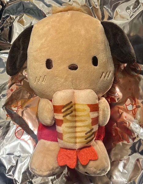 サンリオ コラボ スシロー はぴだんぶい コラボ限定 ぬいぐるみ ポチャッコ