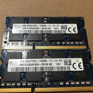 SK hynix DDR3L 1600MHzノート用メモリ 8Gx2