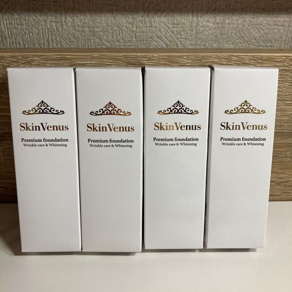 スキンヴィーナス 薬用リンクルケア 美白リキッドファンデーションLO 新品未開封4箱 26g
