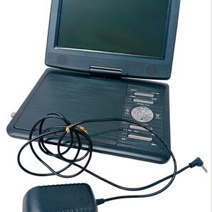 ティーズネットワーク 9インチ TV付ポータブルDVDプレーヤー (ブラック)