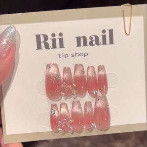 中華ネイル/オーダー/ピンク