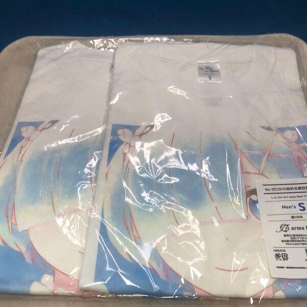 Re:ゼロから始める異世界生活 レムTシャツ メンズSサイズ 2枚セット