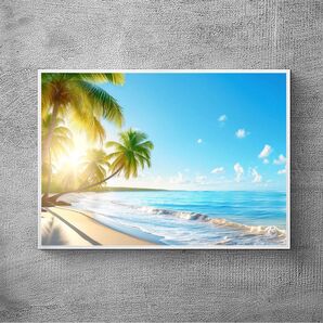 A4サイズ 送料無料 インテリアポスター アート作品 写真 素敵 キレイ 可愛い ポスターインテリア 海のインテリア 海インテリア