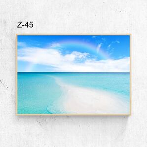 A4サイズ 送料無料 インテリアポスター アート作品 写真 素敵 キレイ 可愛い ポスターインテリア 海のインテリア