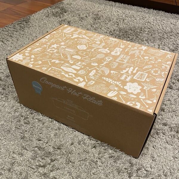 新品 ブルーノ BRUNO コンパクトホットプレート BOE021-BGY ブルーグレー