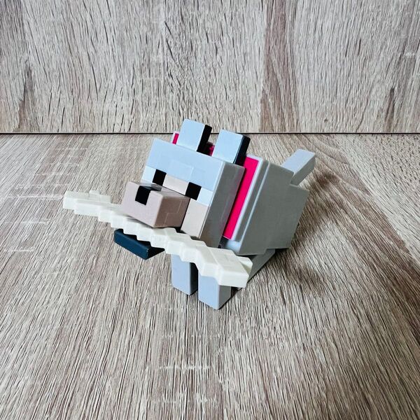 MATTEL/マテル/Minecraft/マインクラフト/アクションフィギュア/オオカミ/ウルフ