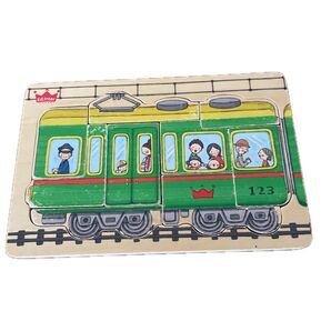 Ed.Inter 木製パズル 電車 エドインター