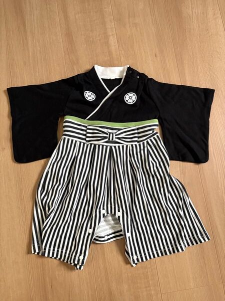 男の子 男児 ベビー服 袴風 キッズ ベビー ロンパース 子供服