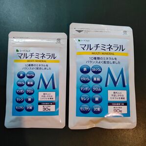 『 マルチミネラル / 約1ヶ月分 + 約3ヶ月分 』■ 10種類 ミネラル / 亜鉛 鉄分 カルシウム 等