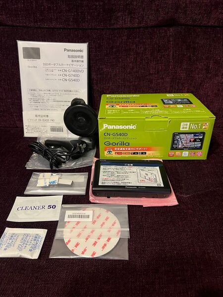 良品 G540D 最終5インチ版 CN- gorilla ゴリラ Panasonic ポータブル カー ナビ G1500VD