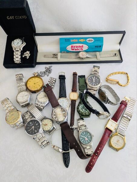 腕時計 まとめて SEIKO CITIZEN 懐中時計 ジャンク