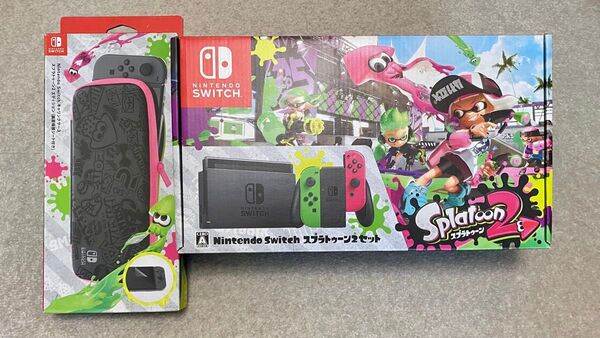 【美品】Nintendo Switch スプラトゥーン2 同梱版 &キャリングケース