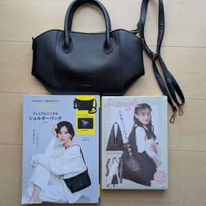 A.STANDARD(エースタンダード)ミニショルダーバッグと未使用ショルダーストラップ 他 未使用ムック本 バッグ 3個セット